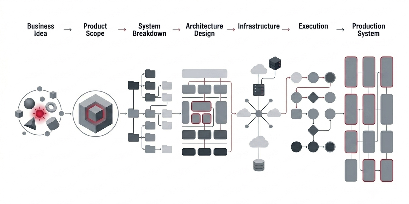 Product planning stages for pre-development strategy