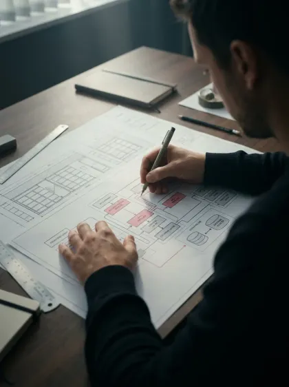 abstract system visuals